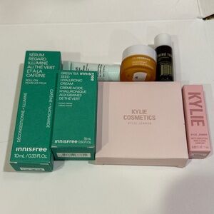 Innisfree Green Tea Seed Eye Cream and Kylie Cosmetics